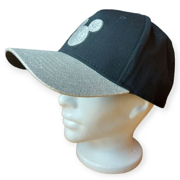 🌼4/$30 Disney Minnie Mouse Black Glitter Hat - Picture 3 of 6
